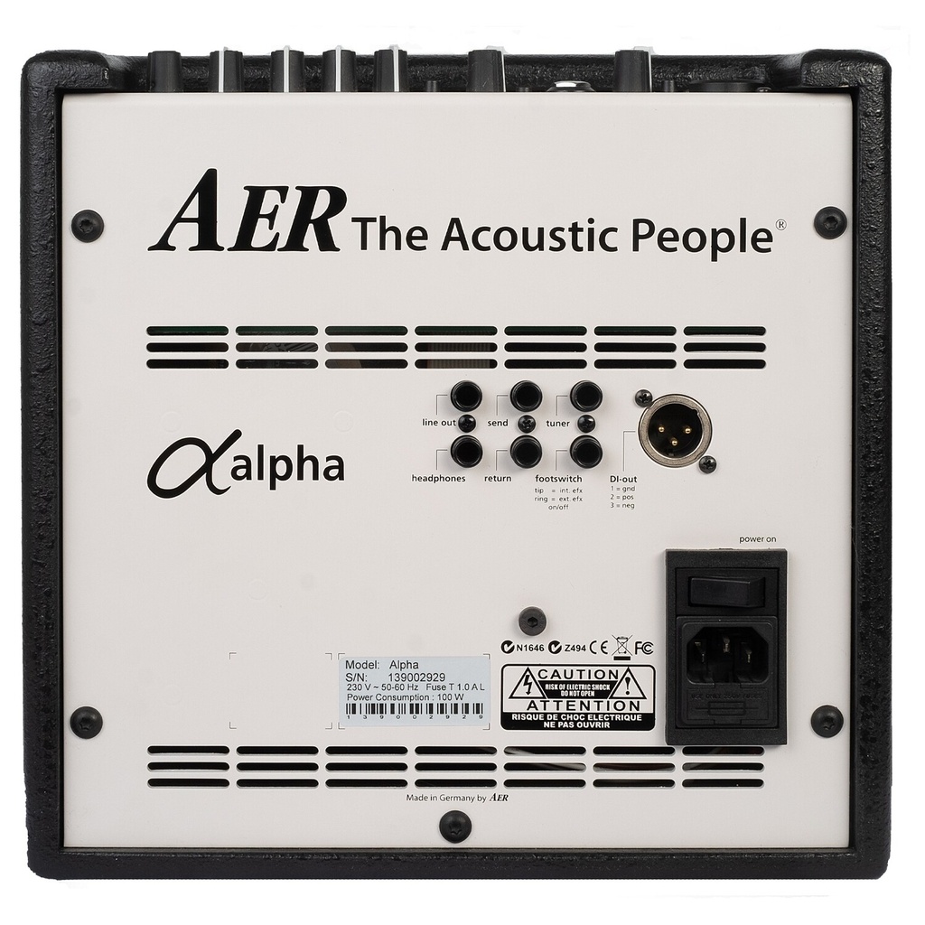 AER Alpha - Back Panel
