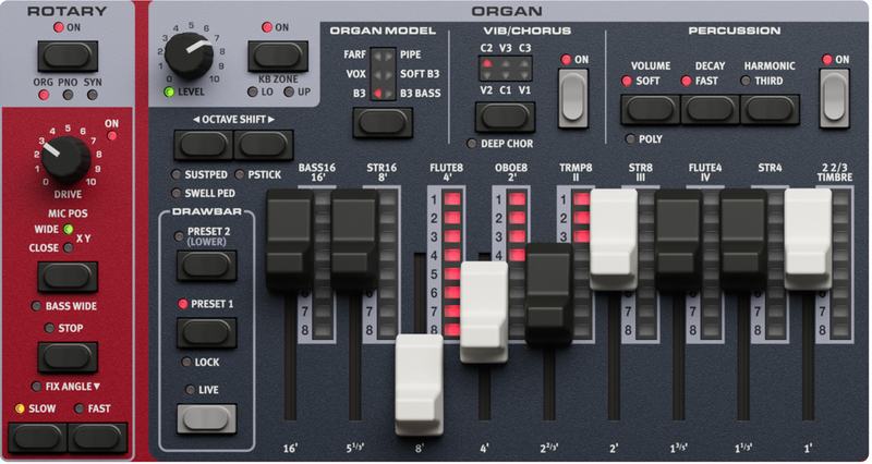 Nord Electro 7D 73 - Organ Section