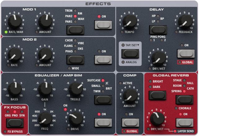 Nord Electro 7D 73 - Effects Section