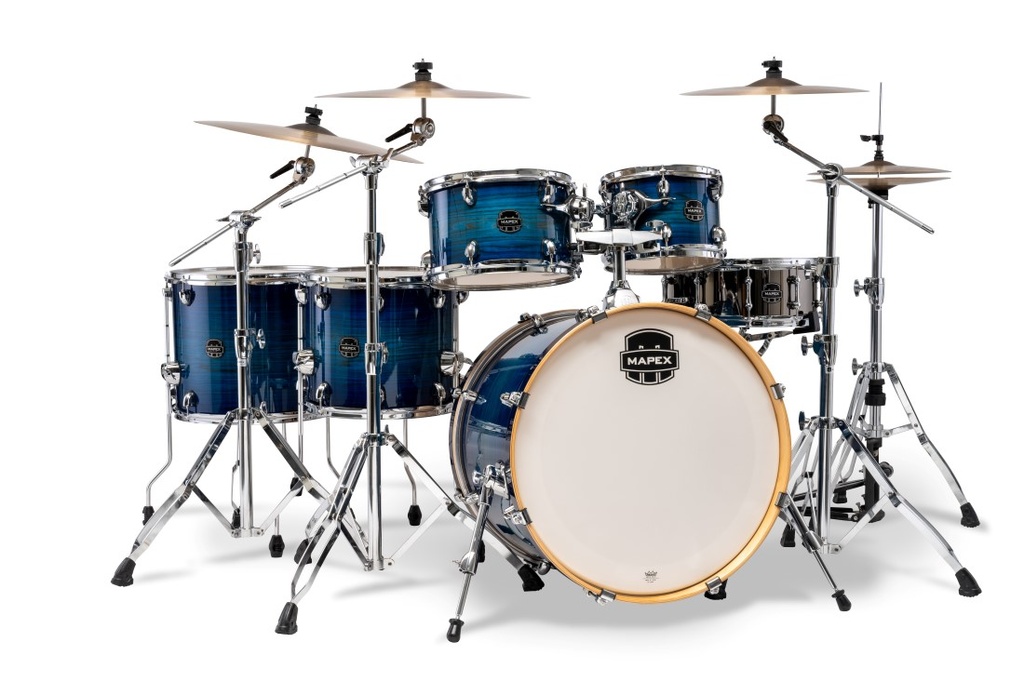 Mapex Armory Studioease 5-Piece 22|16|14|12|10|14S Birch and Maple Hybrid Shell Pack | Night Sky Burst