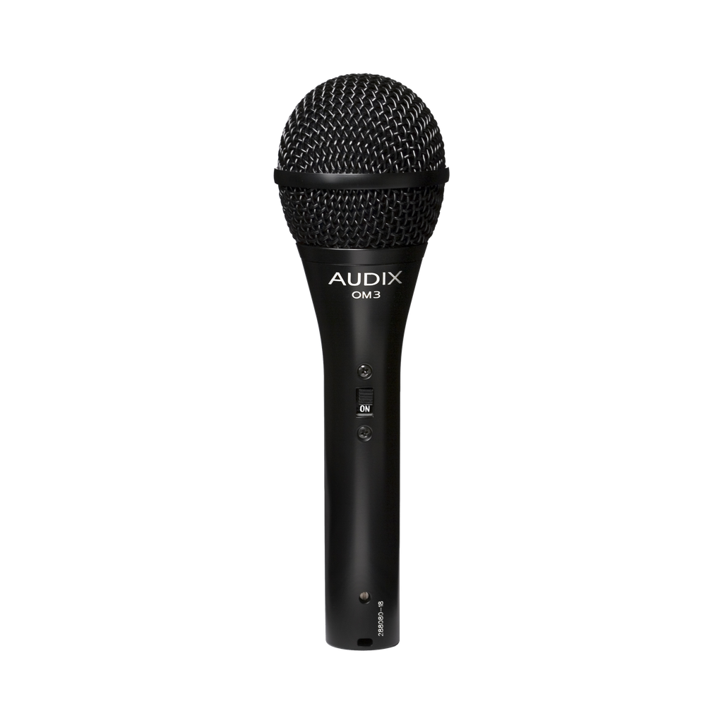 Audix OM3S Plus Bundle with Heavy-Duty Stand and 25' Pro Cable