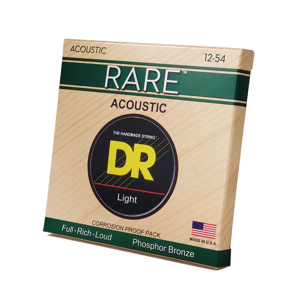DR Strings Dragon Skin K3 Coated Phosphor Bronze Acoustic Strings Custom Light 11-50