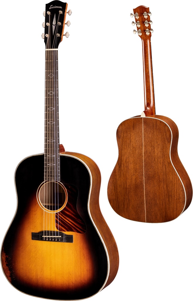 Eastman E22SS/V-SB Dreadnought Solid Spruce-Walnut