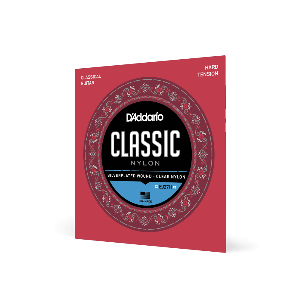 D'Addario EJ27H Classical Guitar Strings - Nylon, Hard