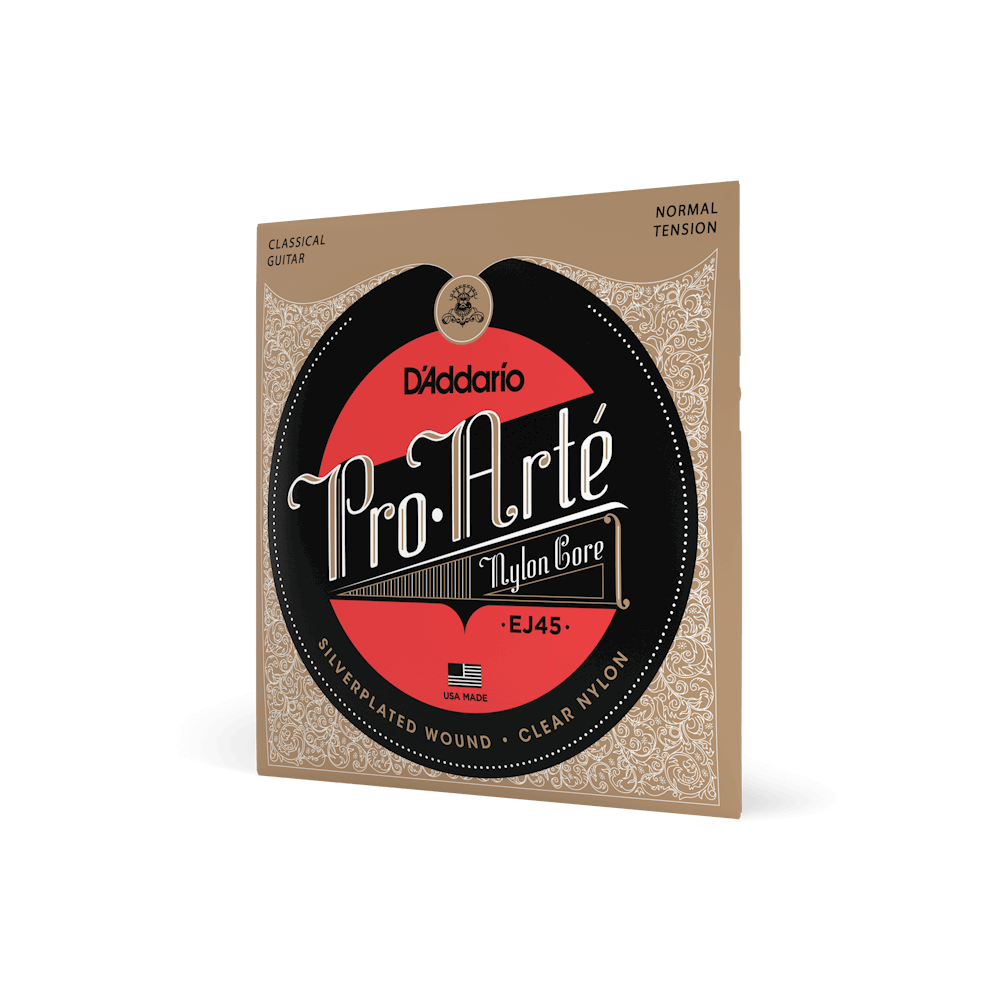 D'Addario EJ45 Classical Guitar Strings - Pro-Arte Nylon, Normal Tension