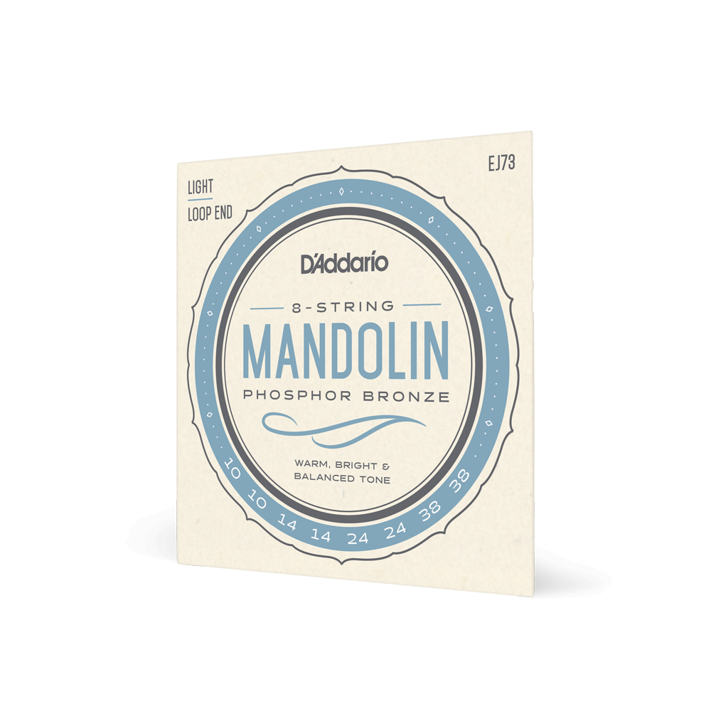 D'Addario EJ73 Mandolin Strings - Phosphor Bronze, Light