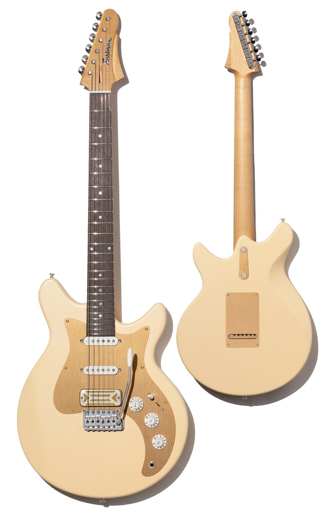 Eastman Fullertone FT-DC'62 Solid-Body Electric Guitar Desert Sand - Roasted Black Limba