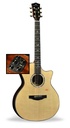 Kepma Elite GA1-120A All-Solid Grand Auditorium Acoustic-Electric Guitar Natural - AcoustiFex