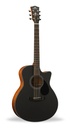 Kepma K3 GA3-130ABK Grand Auditorium Acoustic-Electric Guitar Matte Black - AcoustiFex K-10