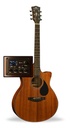 Kepma GA3-130KWN Matte Walnut Grand Auditorium Guitar