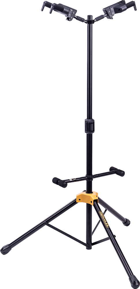 Hercules Universal AutoGrip Duo Guitar Stand with Foldable Backrest