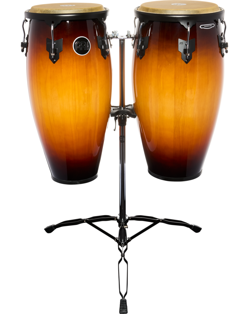 Meinl 11"&12" Headliner Conga Set Vintage Sunburst - Tripod Stand