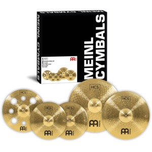 Meinl HCS Brass Cymbal Set 14" Hi-Hats 20" Ride 16" Trash Crash 18" Crash