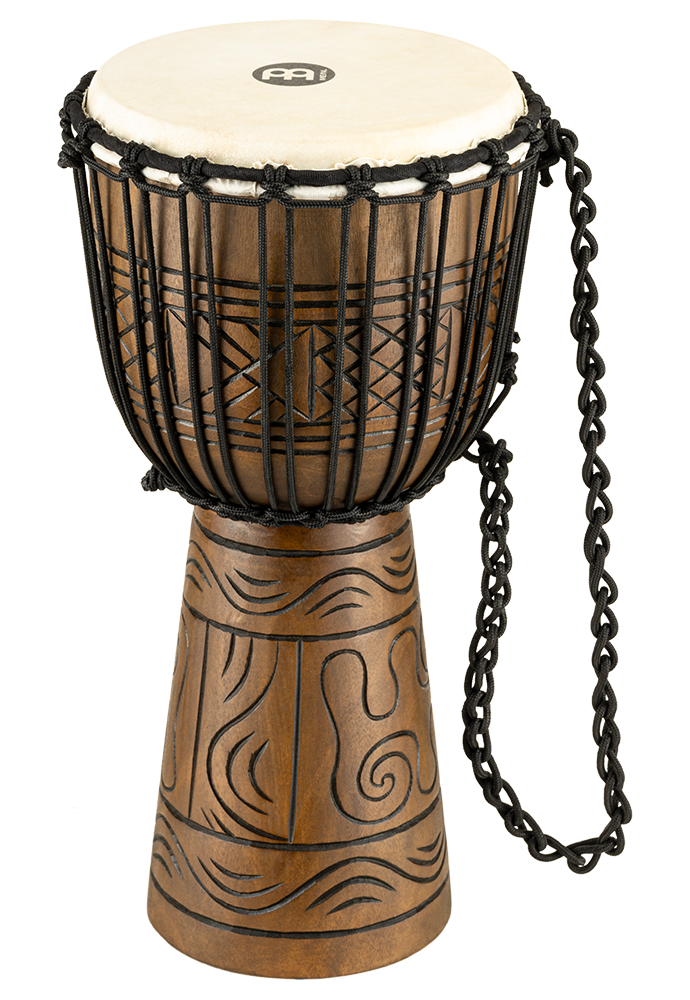 Meinl 10" Rope Tuned Headliner Series Wood Djembe - Artifact Series