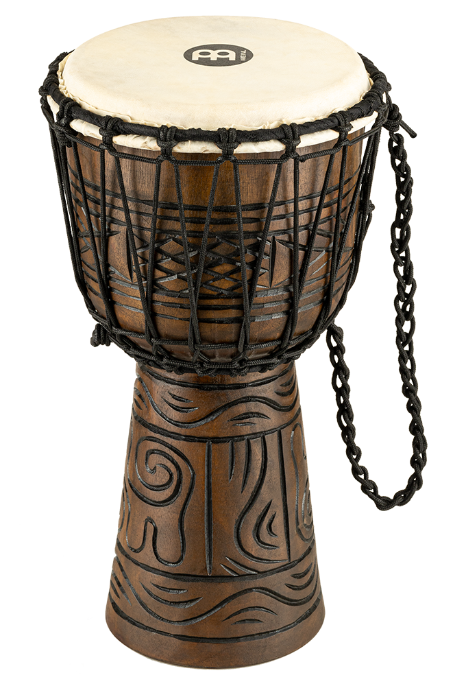 Meinl 8" Rope Tuned Headliner Series Wood Djembe - Artifact Series