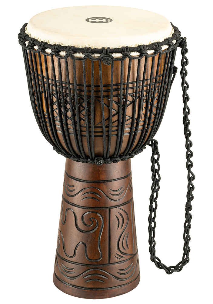 Meinl 13" Rope Tuned Headliner Series Wood Djembe - Artifact Series