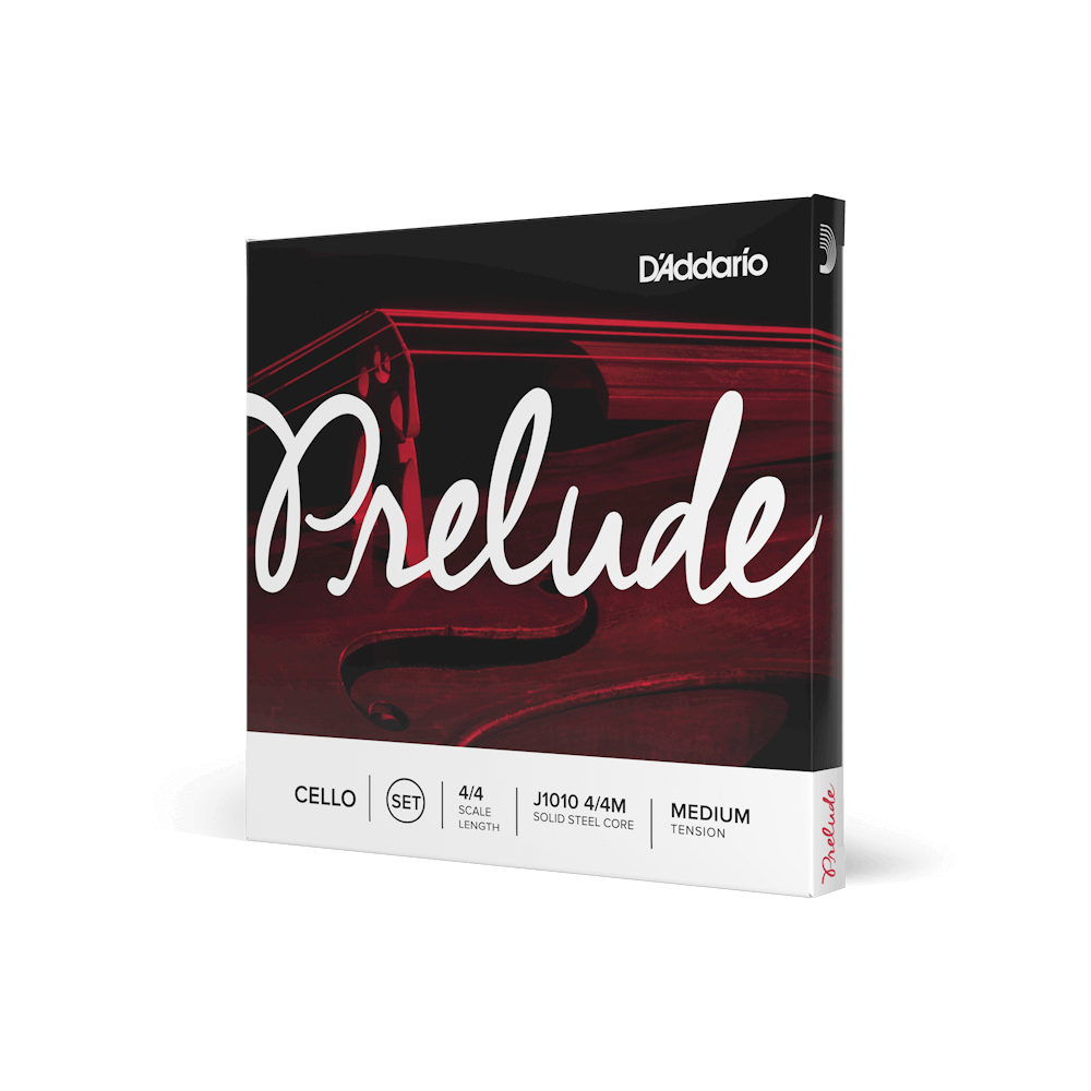 D'Addario Prelude Cello Strings 4/4 Scale Medium Tension