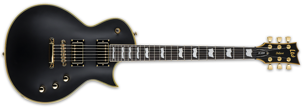 ESP LTD EC-1000 Vintage Black Electric Guitar - Duncan