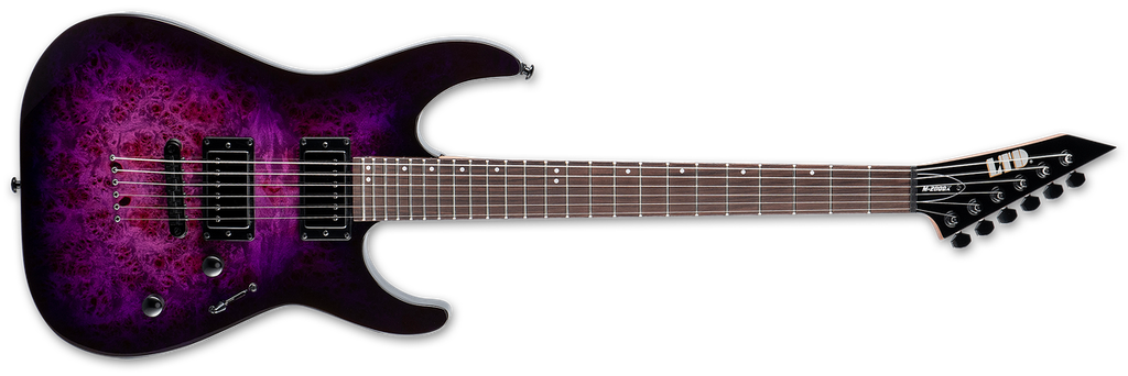 ESP LTD M-200DX NT Electric Guitar - Purple Burst