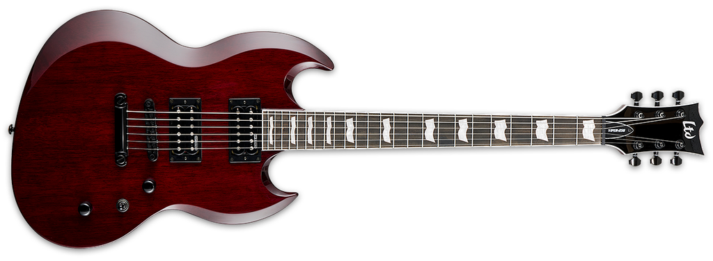 ESP LTD VIPER-256 See-Thru Black Cherry 6-String Electric Guitar