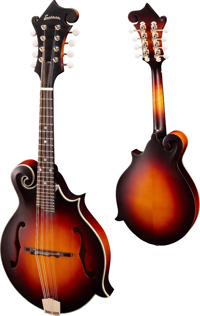 Eastman MD315 F-Style Acoustic-Electric Mandolin Sunburst - Spruce/Maple