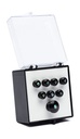 Martin Pearl Inlaid Bridge & Endpins - Ebony