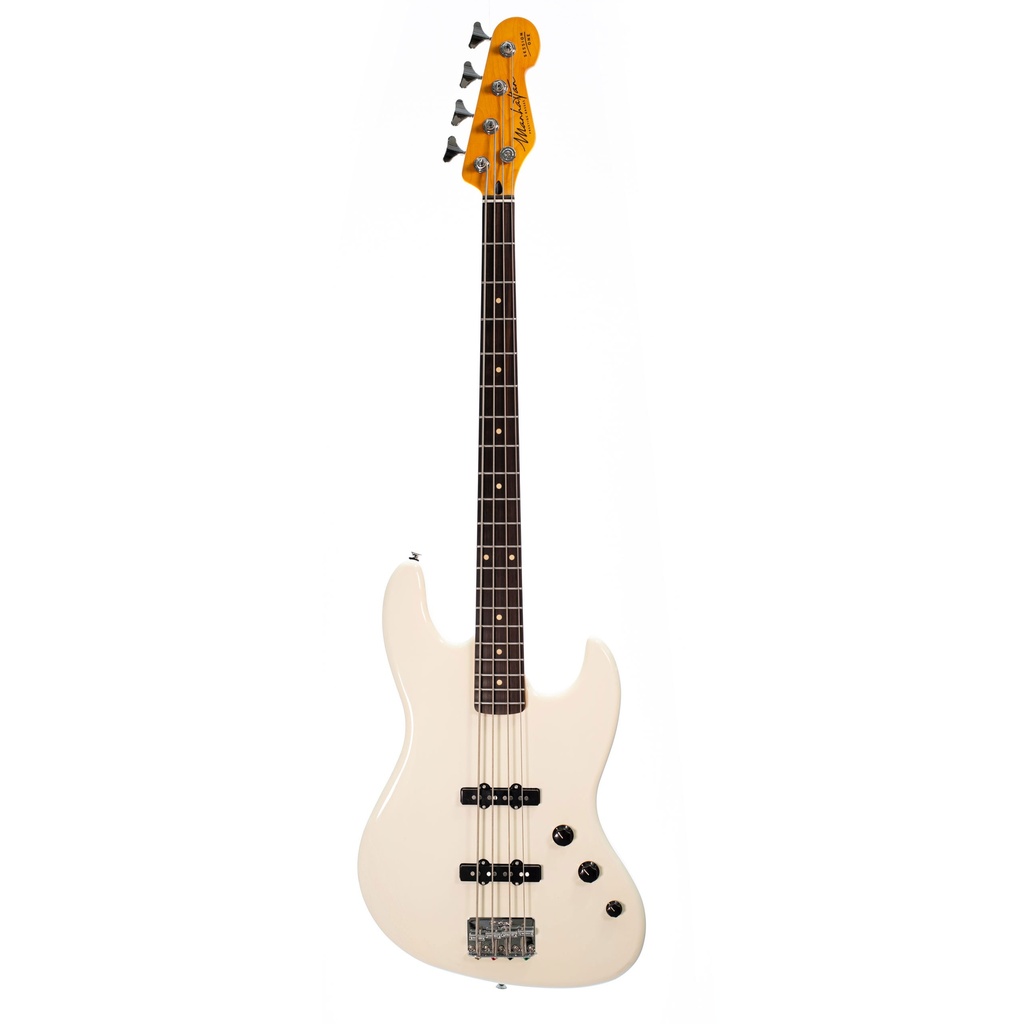 Manhattan Prestige Session One Bass Guitar - White Gloss