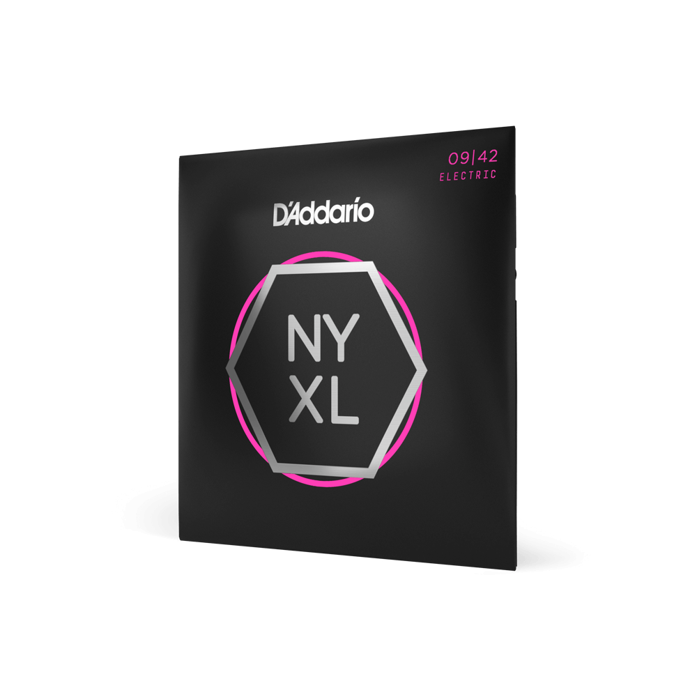 D'Addario NYXL0942 Electric Guitar Strings - NY Steel Core/XL, Super Light, 25-Pack