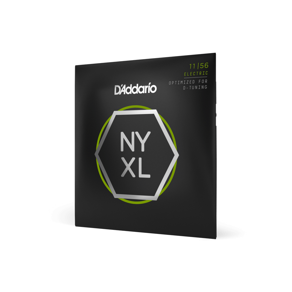 D'Addario NYXL1156 Electric Guitar Strings - NY Steel Core/XL, Medium Top/Extra Heavy Bottom