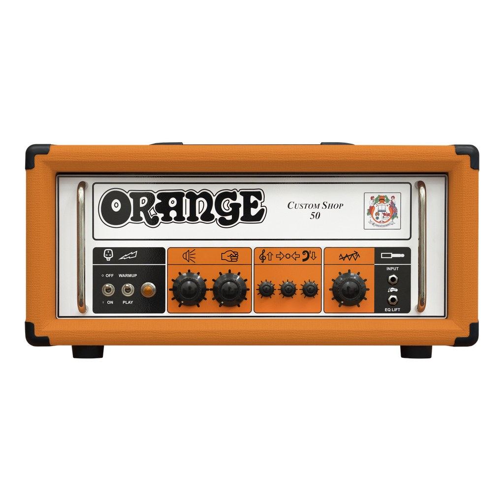 Orange Custom Shop 50 Guitar Amp Head - Black