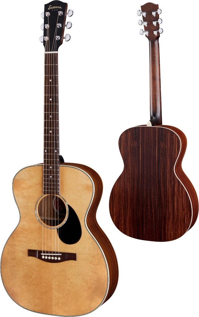 Eastman PCH2 OM Acoustic Guitar Natural - Sitka Spruce/Laminated Rosewood
