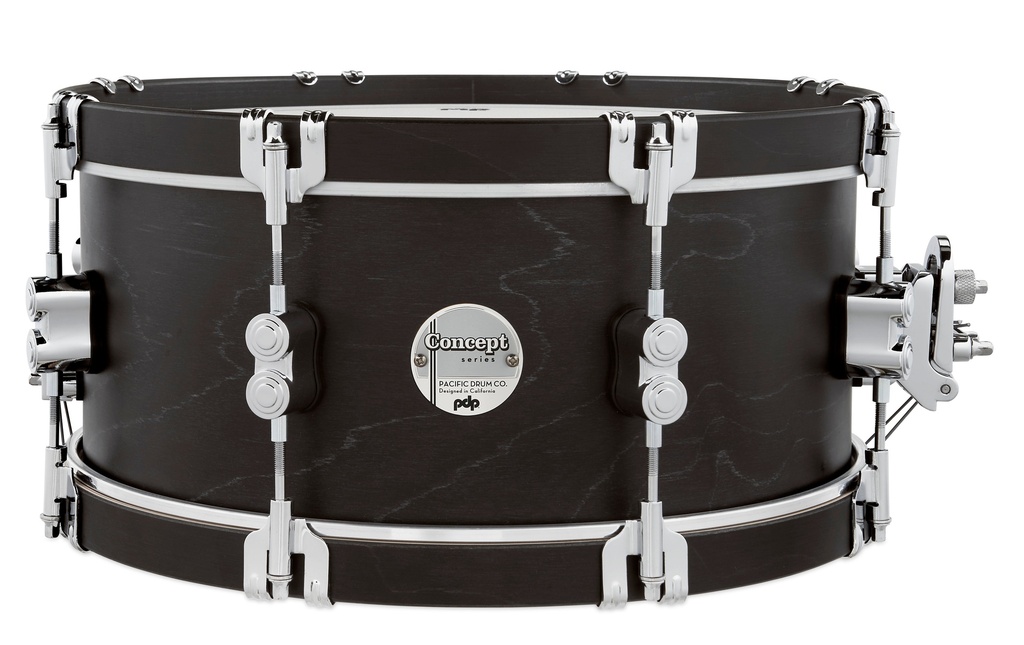 PDP Classic Ebony Snare - 6.5x14 Ebony Hoops
