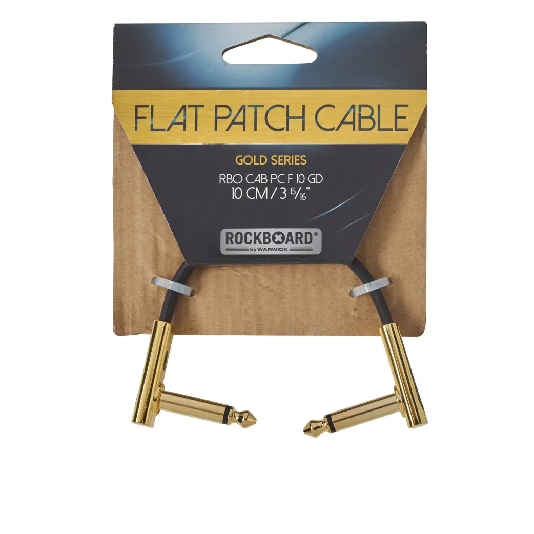 RockBoard Flat Patch Cable 10 Gold