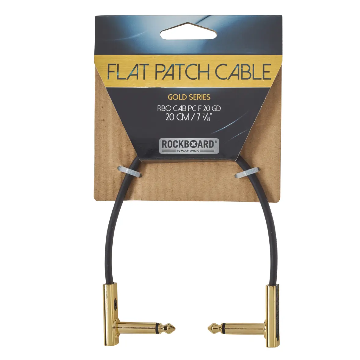 RockBoard Flat Patch Cable 20 Gold