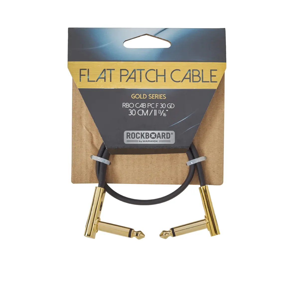 RockBoard Flat Patch Cable 30 Gold