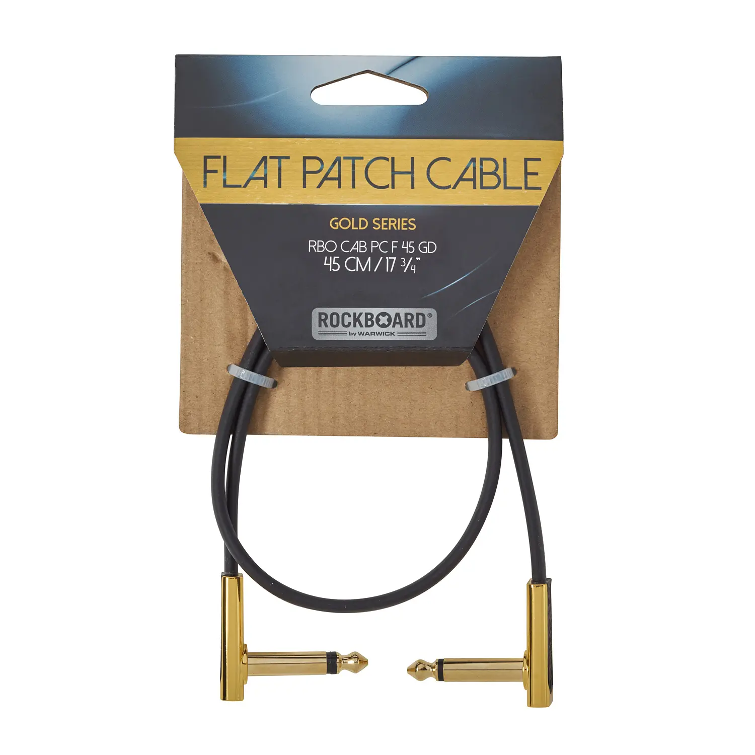 RockBoard Flat Patch Cable 45 Gold