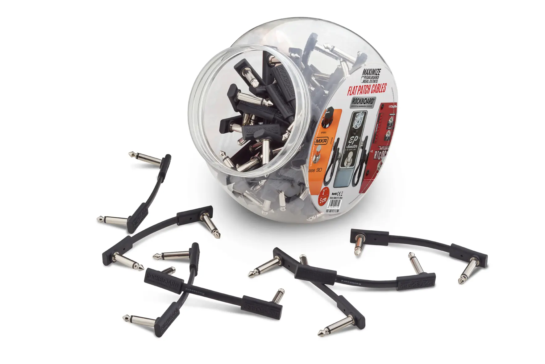 RockBoard Flat Patch Cable 1.97"