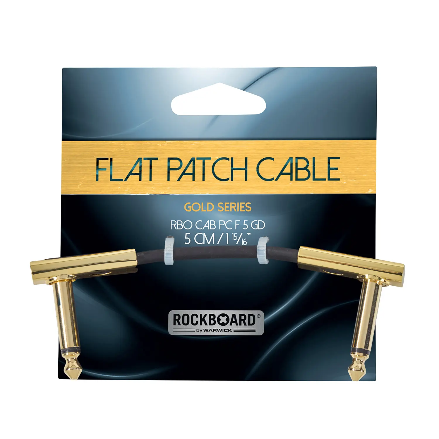 RockBoard Flat Patch Cable 5 Gold