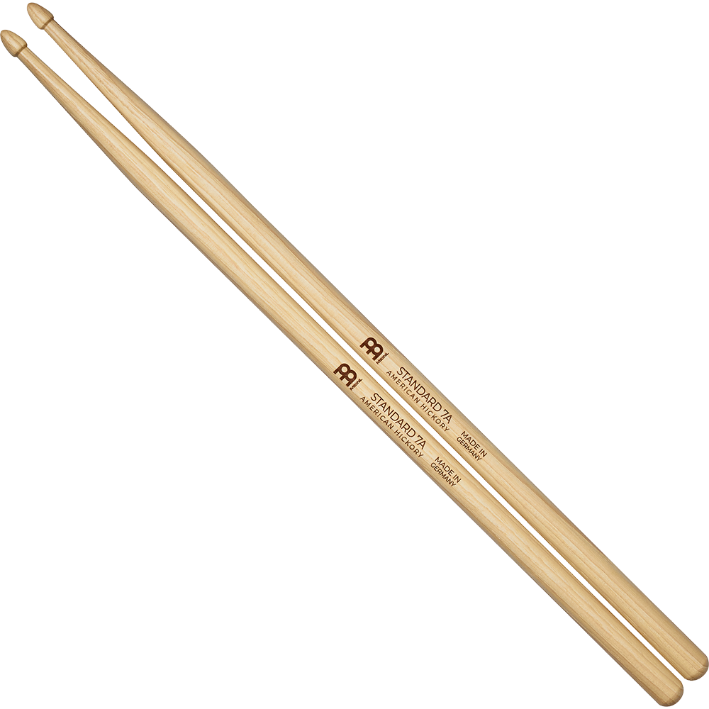 Meinl Standard 7A, Drumstick Hickory, Acorn Wood Tip Top
