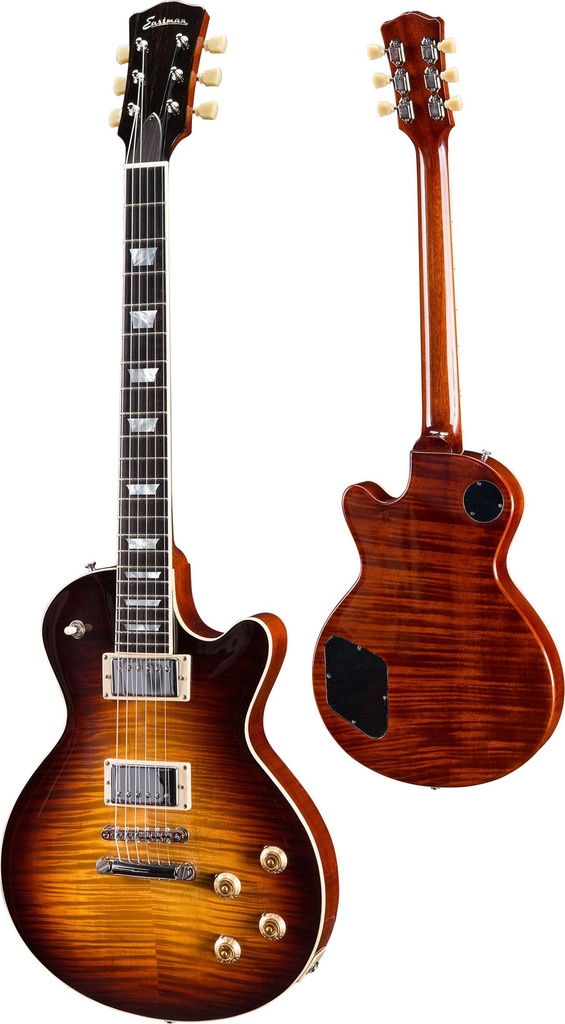 Eastman SB59 Truetone Gloss Solid-Body Electric Guitar Sunburst - Flame Maple/Okoume