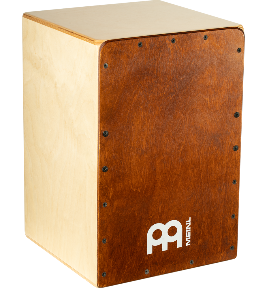 Meinl 11 3/4" X 18" Snarecraft Cajon, Almond Birch Frontplate