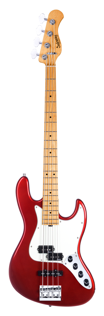 Sadowsky MetroExpress 4-String P/J Bass - Maple Candy Apple Red