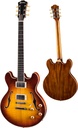 Eastman T185MX Semi-Hollow Electric Guitar Goldburst - Maple/Mahogany