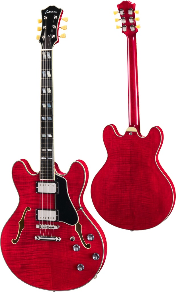 Eastman T486 Red Semi-Hollow Electric Guitar