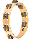 Meinl Recording - Combo Wood 10" 2 Row Tambourine
