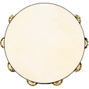 Meinl Vintage Tambourine, Dual Row, Mixed Alloy