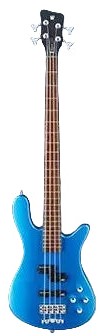 Warwick RockBass Streamer LX 4-String Metallic Blue High Polish