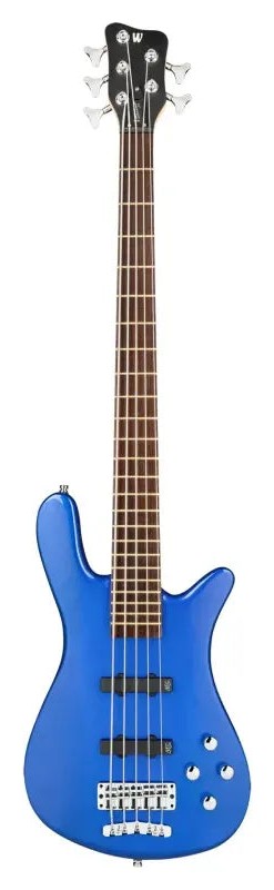 Warwick RockBass Streamer LX 5-String Bass - Metallic Blue High Polish