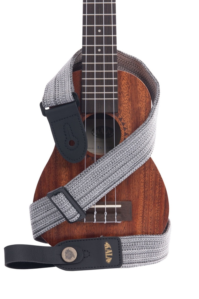 Kala Heather Grey Handmade Ukulele Strap