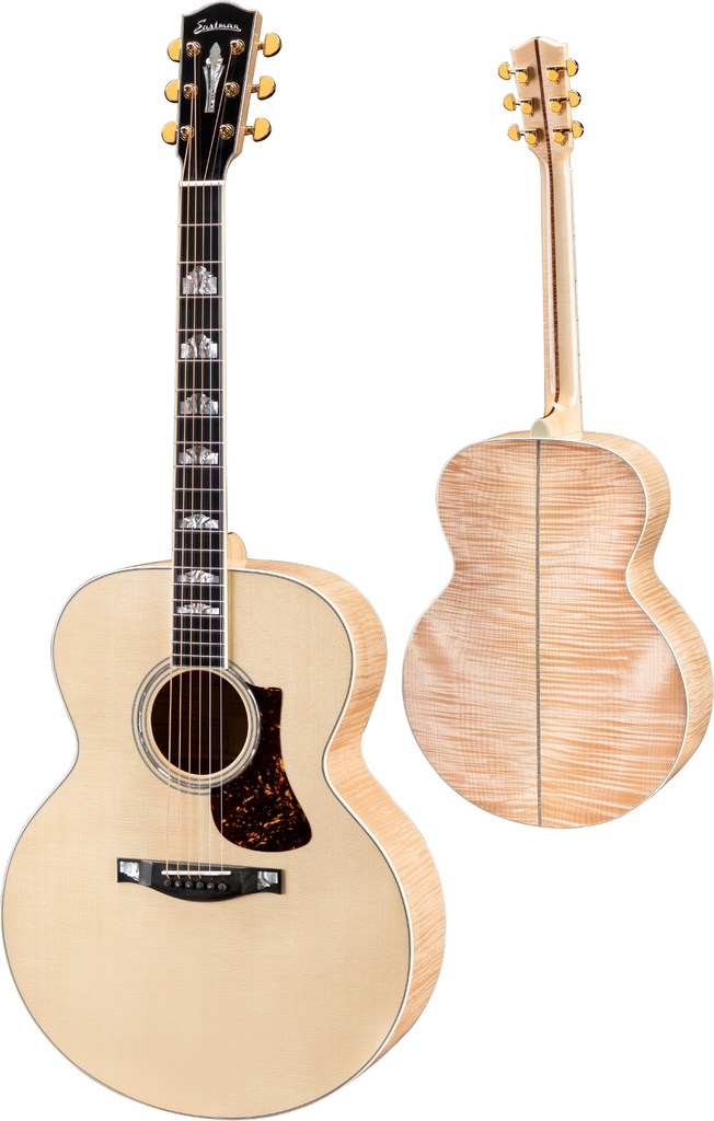 Eastman AC630 Jumbo Acoustic Guitar Blonde - Engelmann Spruce/Flamed Maple